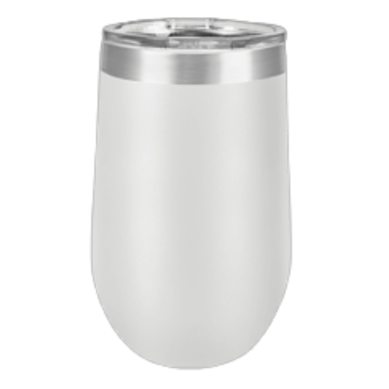 16 oz wine tumbler white