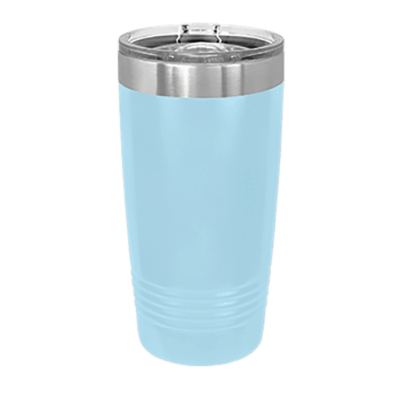 20oz tumbler light blue