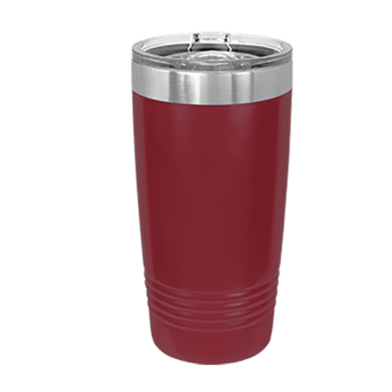 20oz tumbler maroon