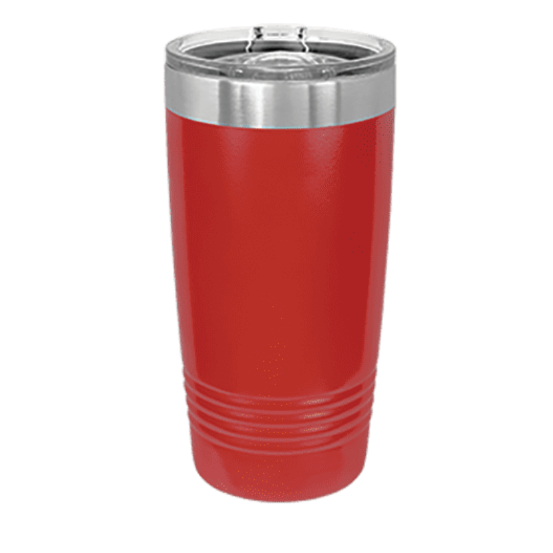 20oz tumbler red