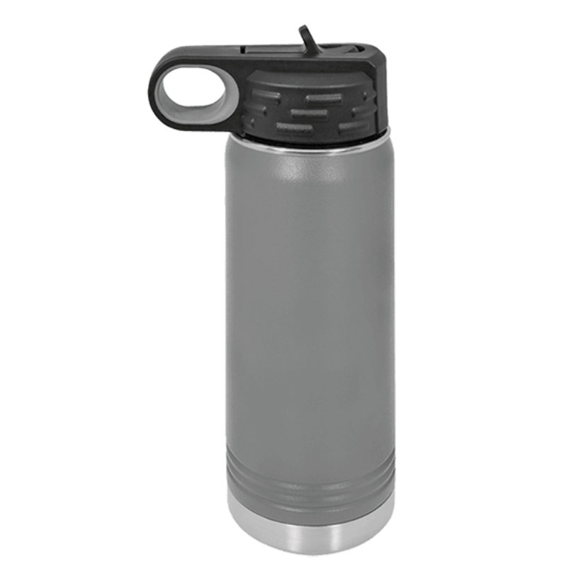 20oz water bottle gray