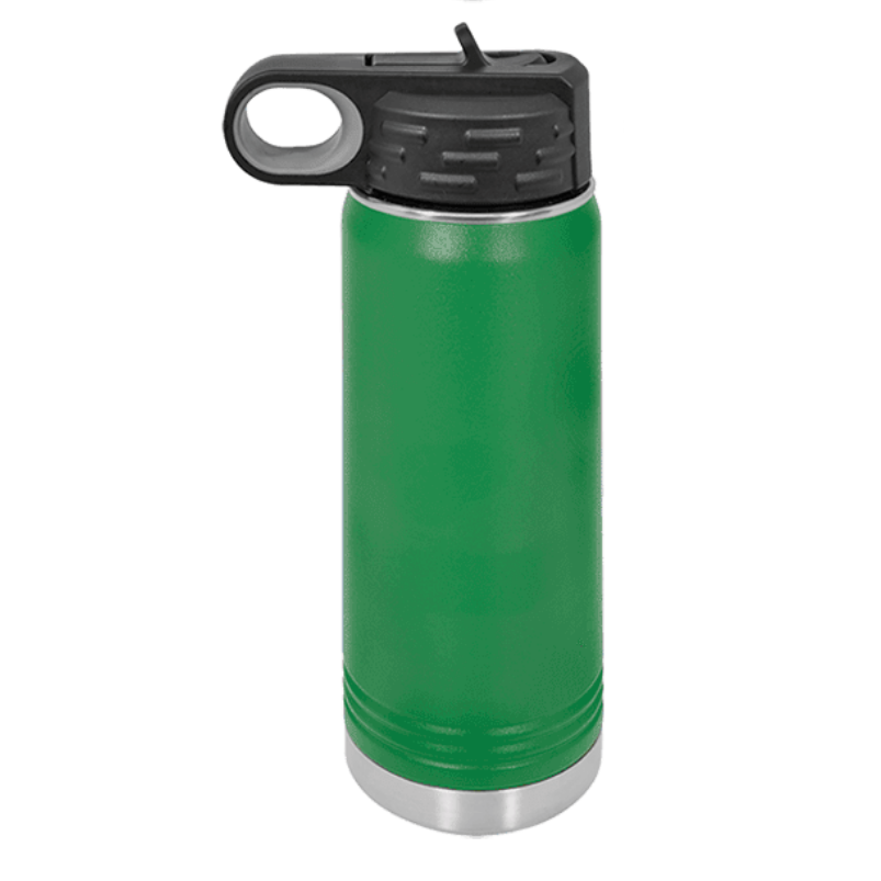 20oz water bottle green