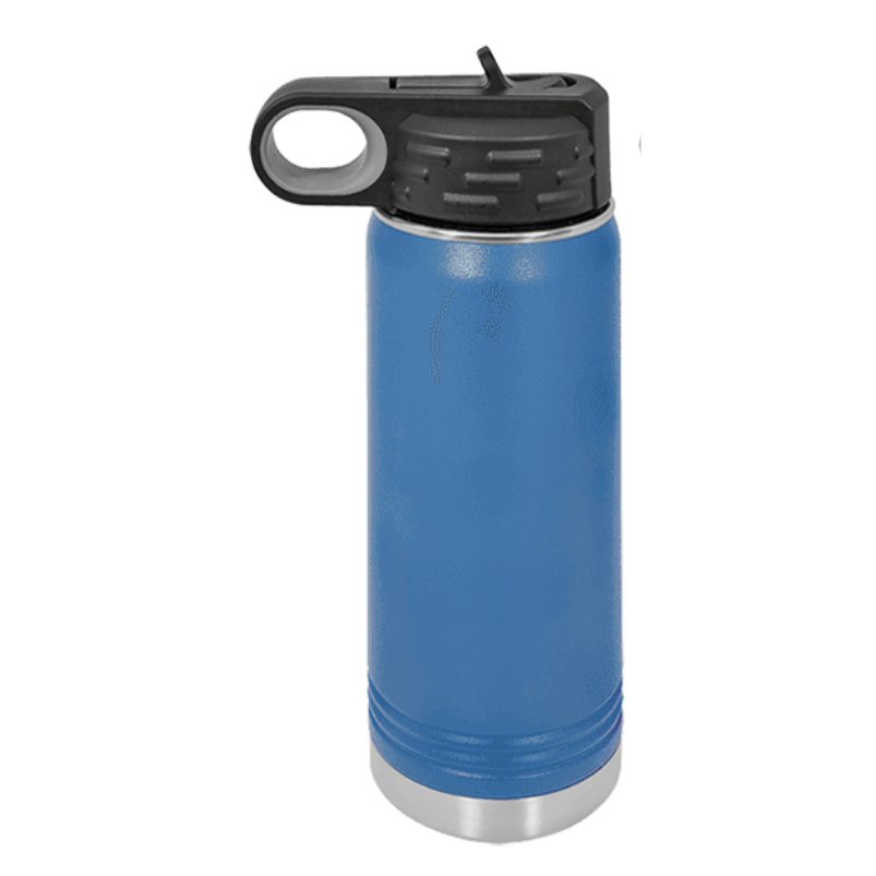 20oz water bottle royal blue
