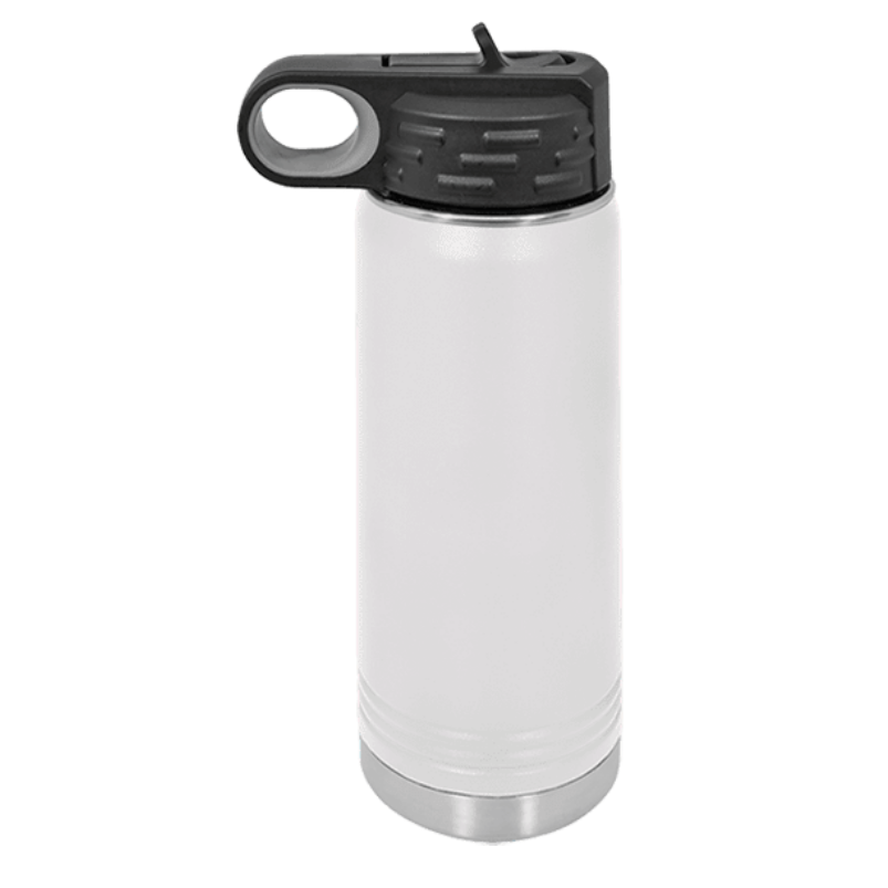 20oz water bottle white