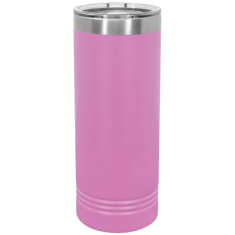 22oz skinny tumbler light purple