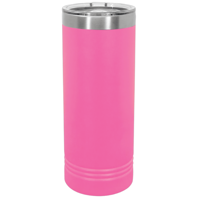 22oz skinny tumbler pink
