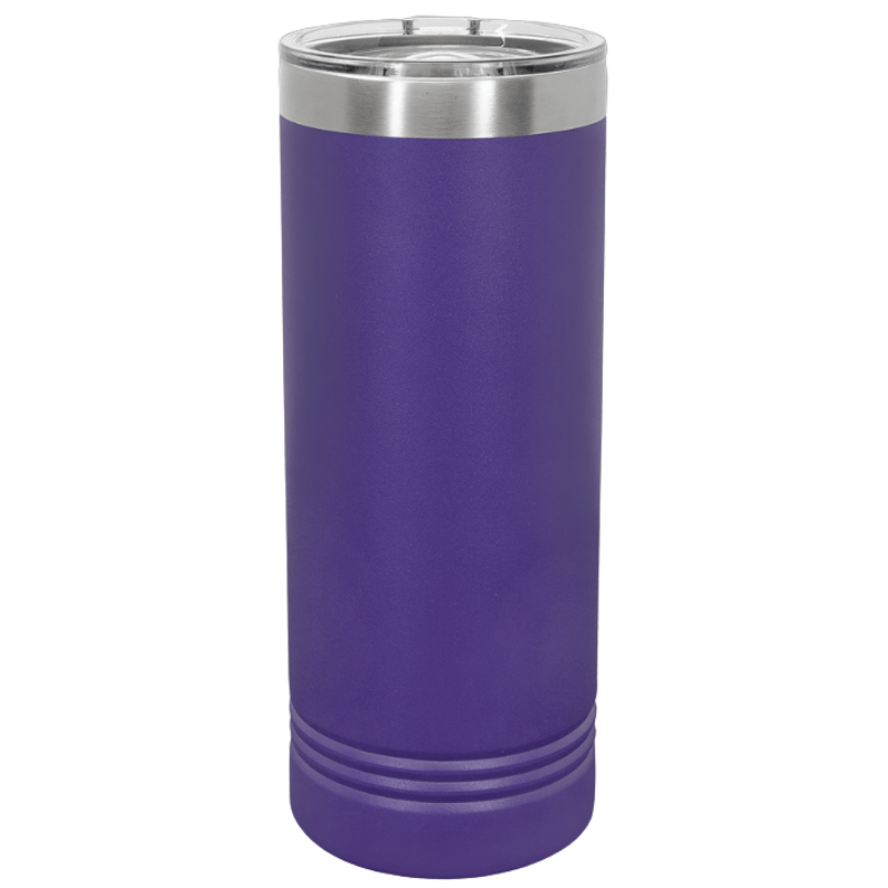 22oz skinny tumbler purple
