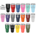 30oz tumbler all colors engraved