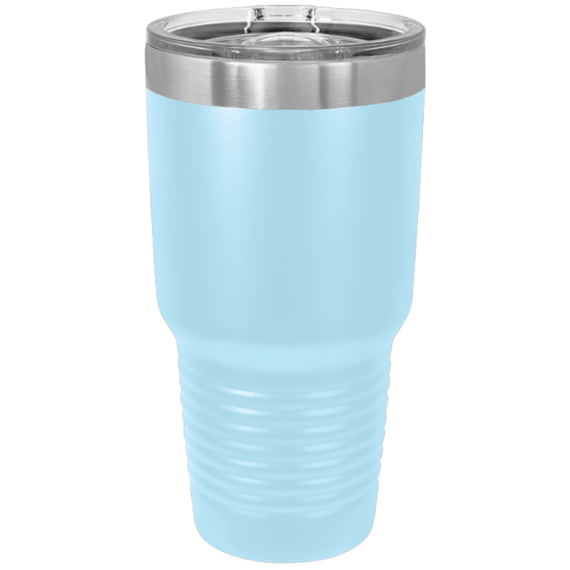 30oz tumbler light blue