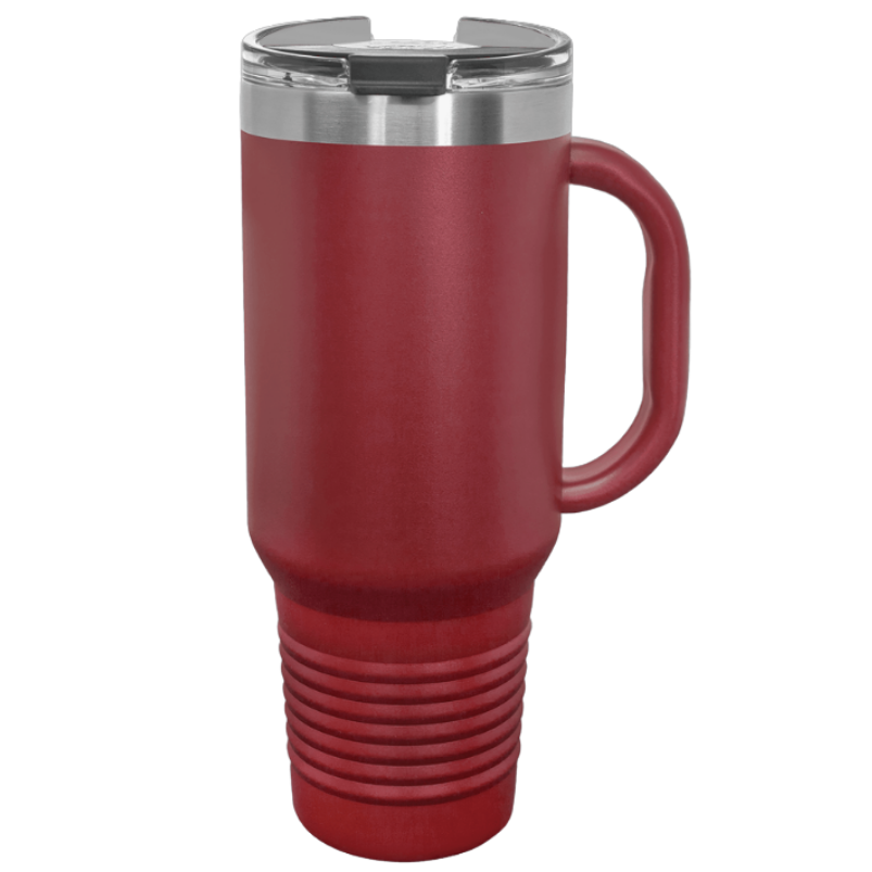 40oz tumbler maroon