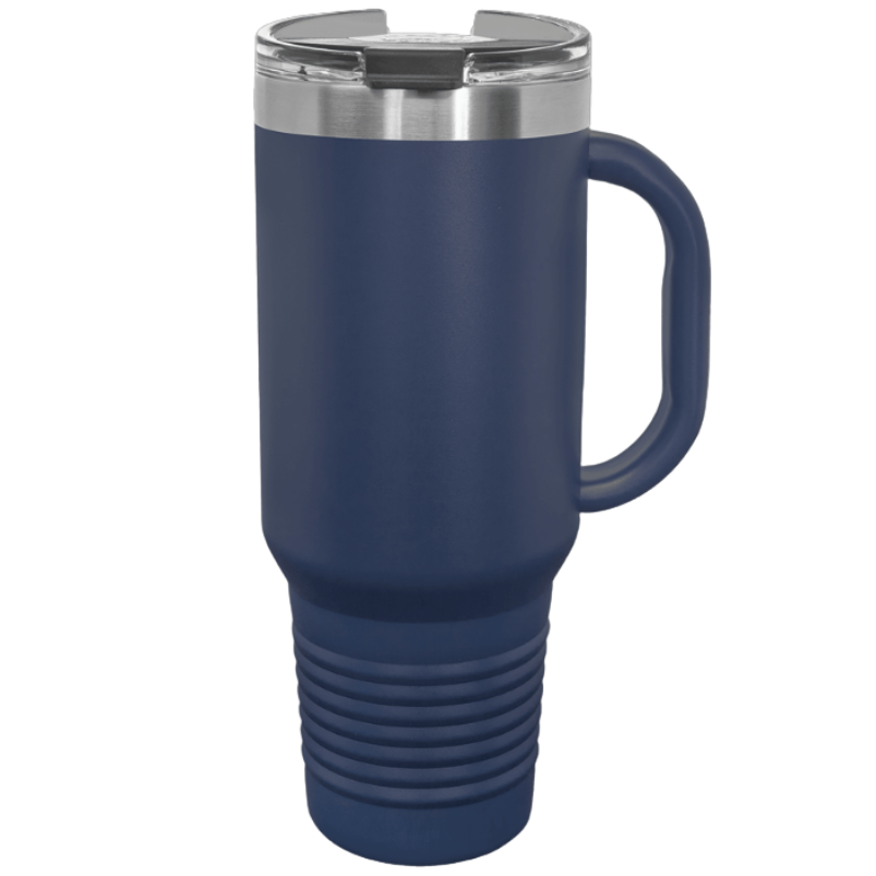 40oz tumbler navy blue