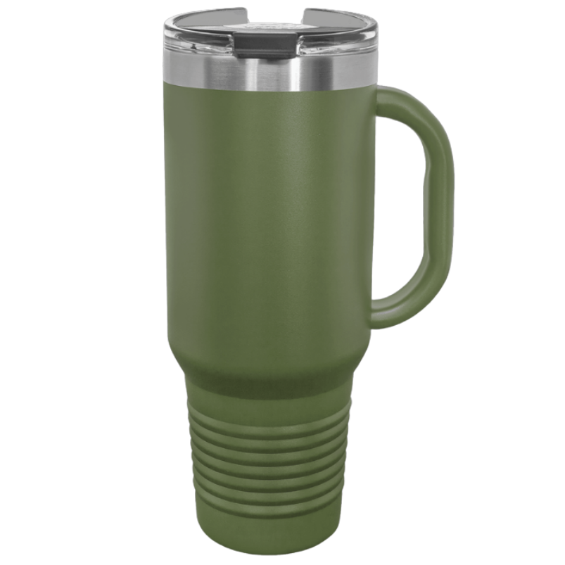 40oz tumbler olive green