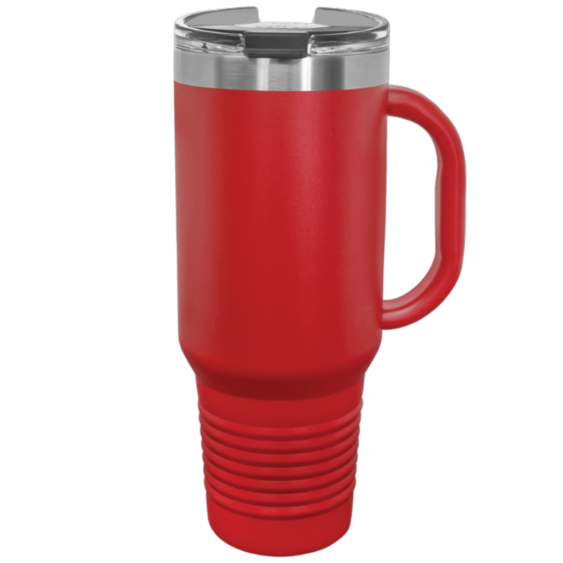 40oz tumbler red