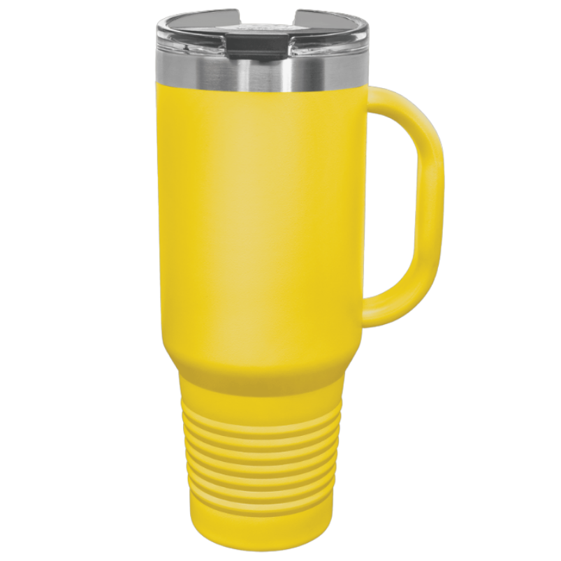 40oz tumbler yellow