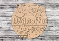 Unfinished DIY sign for crafters that you will receive.