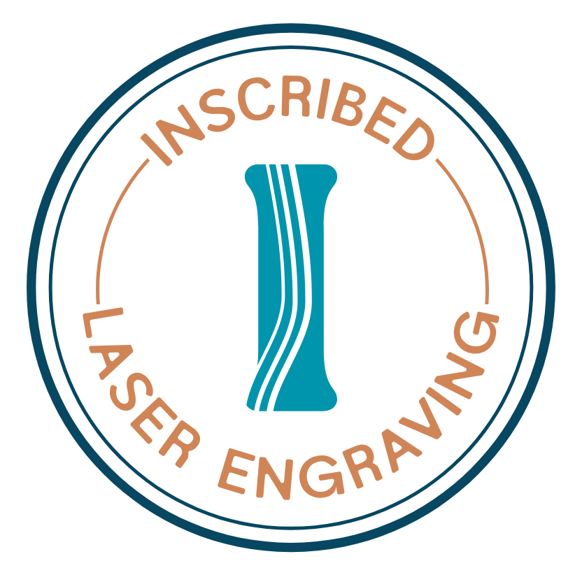 Logo for Inscribed Laser Engraving with a stylized 'I' design.