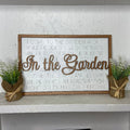 In the Gardendale home decor sign with the old hymn song.