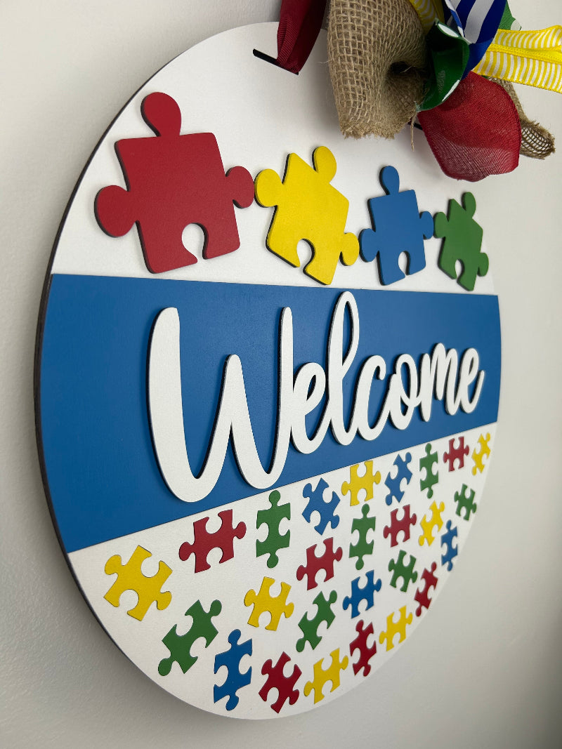 Showing the 3d layers of the finished sign.