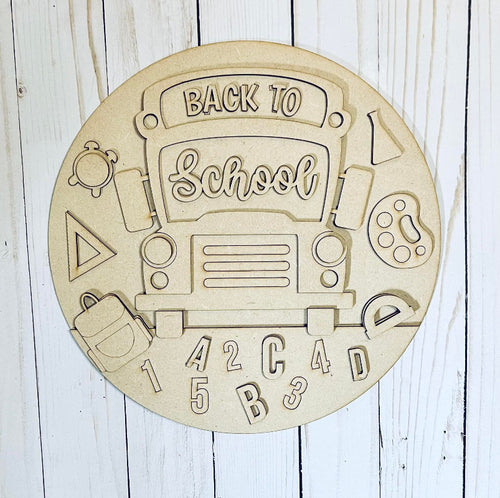 Back to School DIY door sign.
