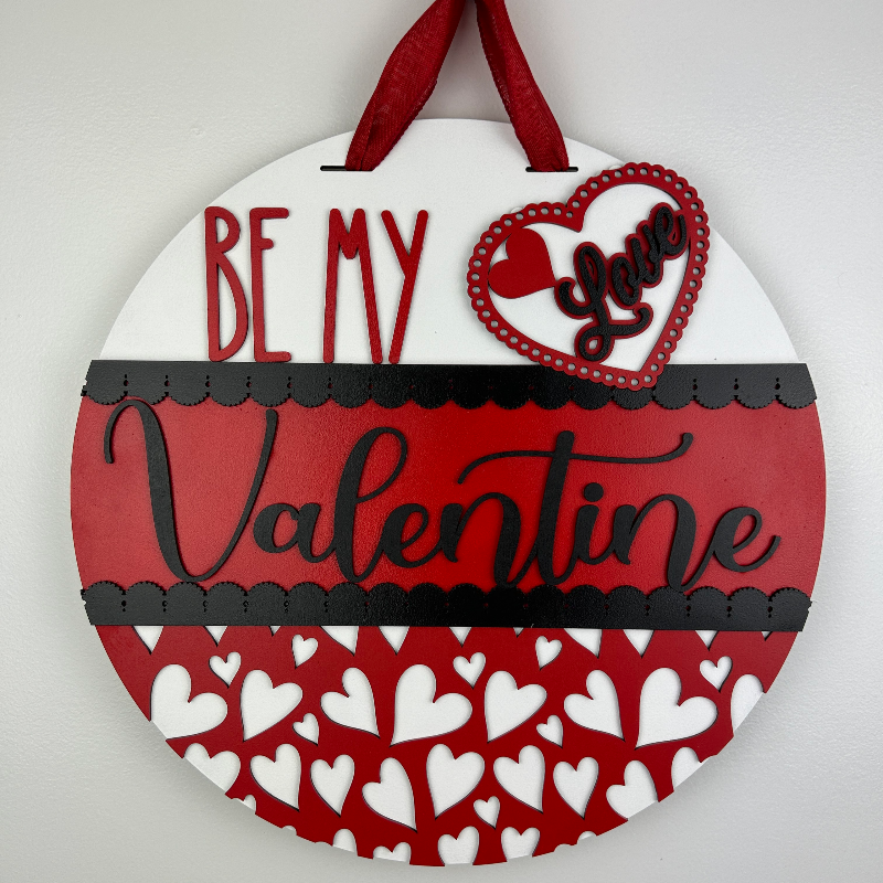 Sample of a finished sign.