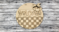 Unfinished DIY sign for crafters that you will receive.