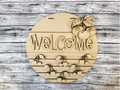 Unfinished DIY sign for crafters that you will receive.