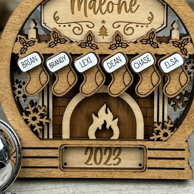 Close up of the snow globe version.