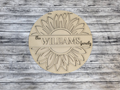 Unfinished DIY sign for crafters that you will receive.