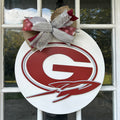 Gardendale Rockets finished door sign.