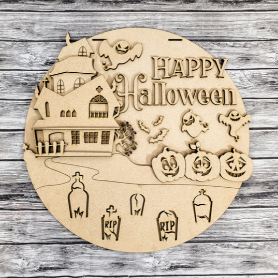 Unfinished DIY sign for crafters that you will receive.