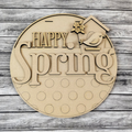 Unfinished DIY sign for crafters that you will receive.