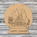 Unfinished DIY sign for crafters that you will receive.