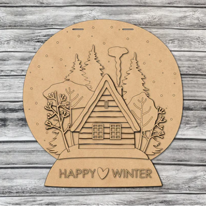 Unfinished DIY sign for crafters that you will receive.