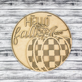 Unfinished DIY sign for crafters that you will receive.