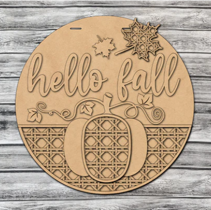 Unfinished DIY sign for crafters that you will receive.