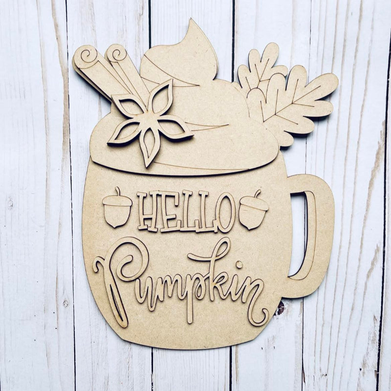 Unfinished DIY sign for crafters that you will receive.
