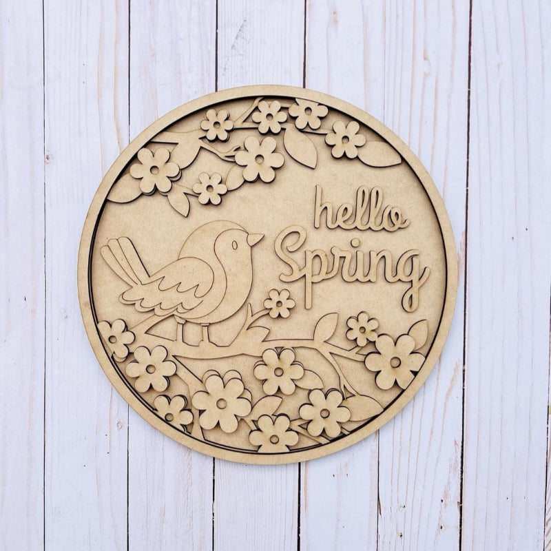 Unfinished DIY sign for crafters that you will receive.