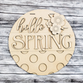 Unfinished DIY sign for crafters that you will receive.