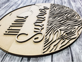 Unfinished DIY sign for crafters that you will receive.