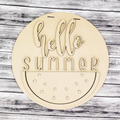 Unfinished DIY sign for crafters that you will receive.