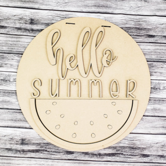 Unfinished DIY sign for crafters that you will receive.