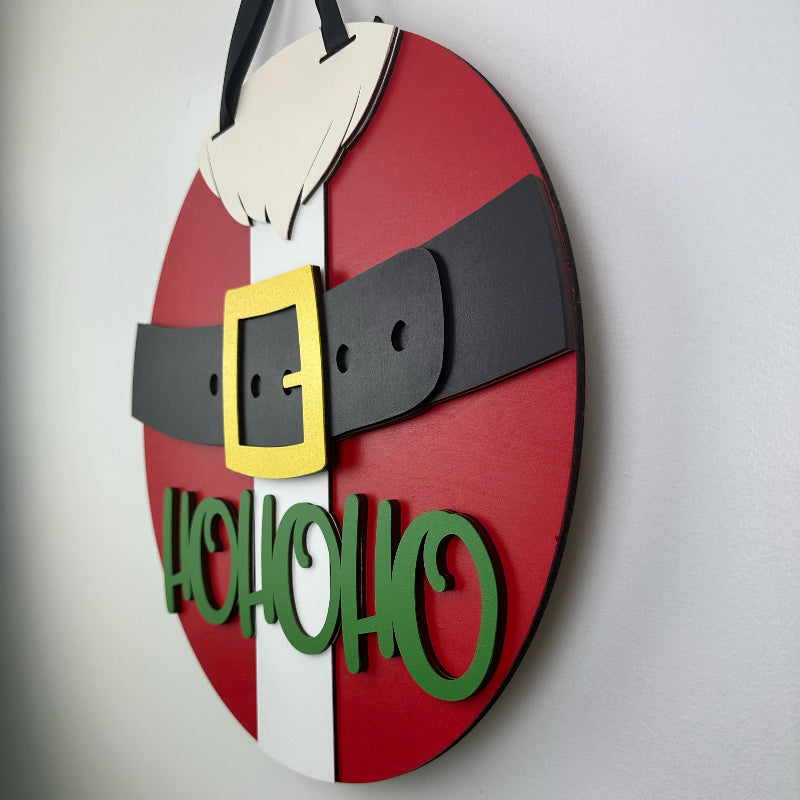 Showing the 3d layers of the finished sign.