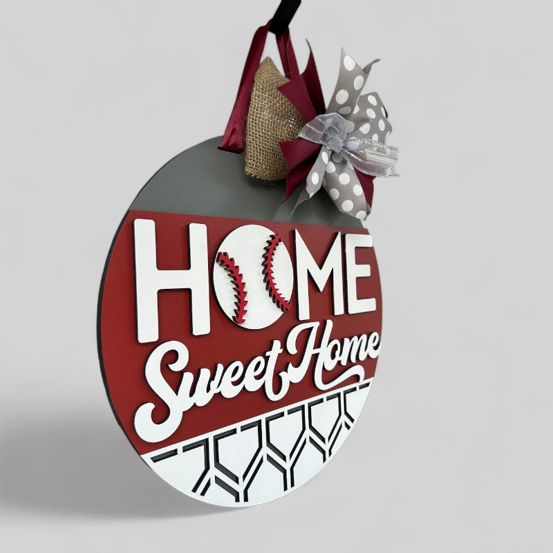 Showing the 3d layers of the finished sign.