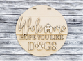 Unfinished DIY sign for crafters that you will receive.