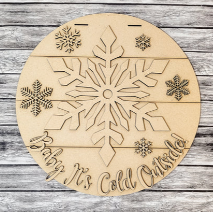 Unfinished DIY sign for crafters that you will receive.