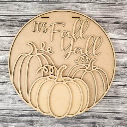 Unfinished DIY sign for crafters that you will receive.