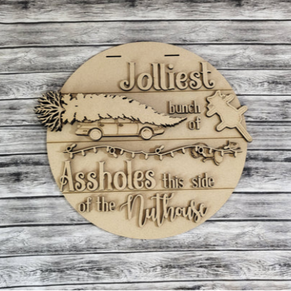 Unfinished DIY sign for crafters that you will receive.