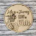 Unfinished DIY sign for crafters that you will receive.