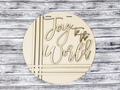 Unfinished DIY sign for crafters that you will receive.
