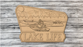 Unfinished DIY sign for crafters that you will receive.